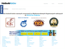 Tablet Screenshot of katalogstron.hodowlekotow.pl